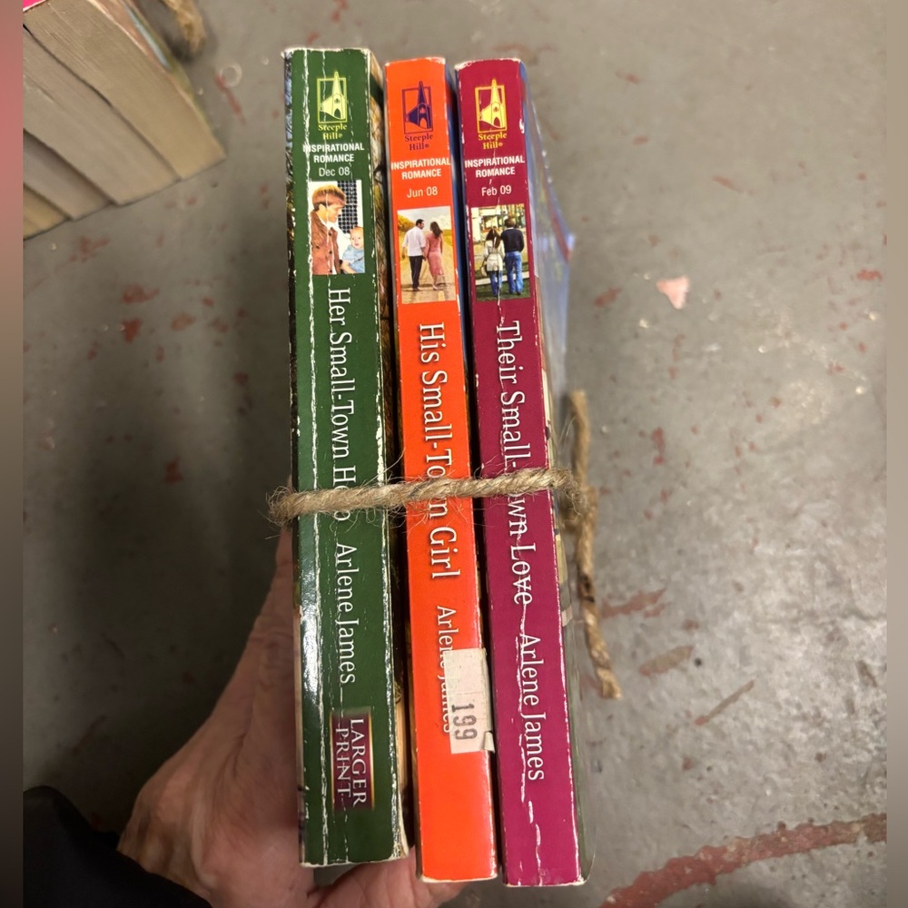 Lot 3 Books Love Inspired Eden, Ok Series by Arlene James.  In VVGUC!
